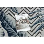 Covor BOTANIC 65242 Perie, cik-cak, țesut plat- gri 117x170 cm