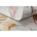 Covor BOTANIC 65263 Flori, țesut plat- gri 117x170 cm