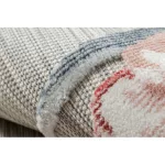 Covor BOTANIC 65263 Flori, țesut plat- gri 117x170 cm