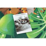  Kab. BAMBINO 2651 covor lavabil Animale, junglă pentru copii antiderapant - verde / maro 120x170 cm