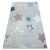 Kab. BAMBINO 48130 covor lavabil Stele pentru copii antiderapant - bej / gri 120x170 cm