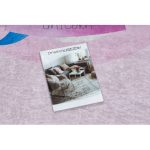 Kab. BAMBINO 2533 covor lavabil Unicorn, curcubeu pentru copii antiderapant - roz 140x200 cm
