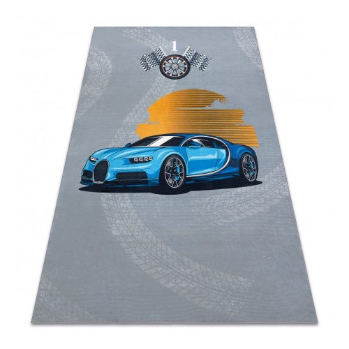  Kab. BAMBINO 41730 covor lavabil Mașină, curse pentru copii antiderapant - roz / albastru 140x200 cm