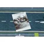  Kab. BAMBINO 46990 covor lavabil Aeroport, avioane pentru copii antiderapant - verde / gri 140x200 cm