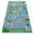  Kab. BAMBINO 9028 covor lavabil City, străzi pentru copii antiderapant - verde / gri 140x200 cm