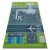 Kab. BAMBINO 46990 covor lavabil Aeroport, avioane pentru copii antiderapant - verde / gri 160x220 cm