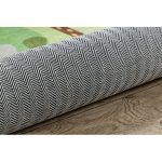  Kab. BAMBINO 50200 covor lavabil Village pentru copii antiderapant - verde / maro 160x220 cm