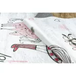  Kab. BAMBINO 2644 covor lavabil Fetiță, unicorn pentru copii antiderapant - alb / roz 200x290 cm