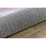  Kab. BAMBINO 48060 covor lavabil Princess, steluțe pentru copii antiderapant - roz 200x290 cm