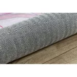  Kab. BAMBINO 48060 covor lavabil Princess, steluțe pentru copii antiderapant - roz 200x290 cm