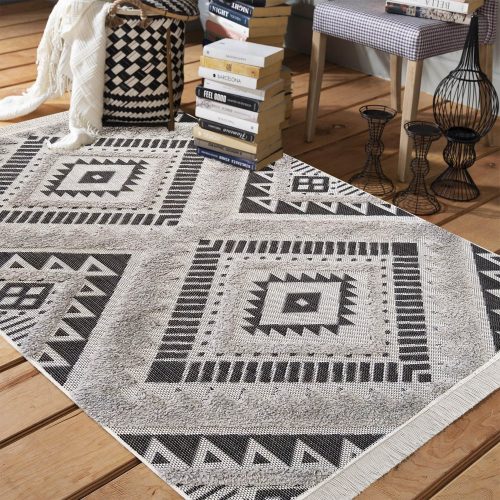 Covor DELI 01 GREY 160 x 230 cm gri