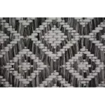 Țesut Sizal covor LOFT 21118 boho fildeș/argint/gri 80x150 cm