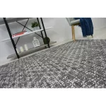 Covor țesut din sisal  LOFT 21145 boho nuanța fildeșului/argint/gri 80x150 cm