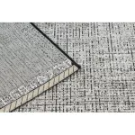 Covor țesut din sisal floorlux 20401 argint / negru 200x290 cm