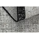Covor țesut din sisal floorlux 20401 argint / negru 200x290 cm
