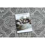 Covor țesut din sisal  LOFT 21193 Cerc, boho nuanța fildeșului/argint/taupe 160 cm