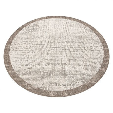 Covor țesut din sisal floorlux Cerc, 20401 taupe 160 cm