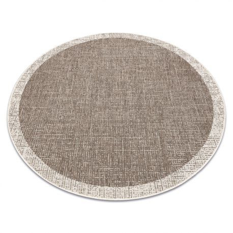 Covor țesut din sisal floorlux Cerc, 20401 taupe  160 cm