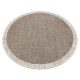 Covor țesut din sisal floorlux Cerc, 20401 taupe  160 cm