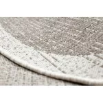 Covor țesut din sisal floorlux Cerc, 20401 taupe  160 cm