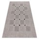 Covor țesut din sisal floorlux 20079 argint / negru 120x170 cm