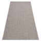 Covor țesut din sisal floorlux 20580 monocolor - argint / negru 120x170 cm