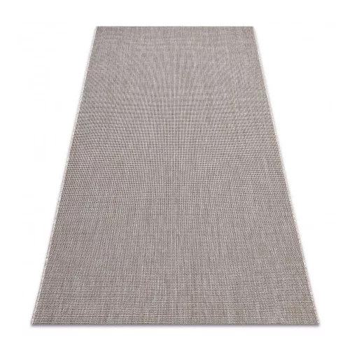 Covor țesut din sisal floorlux 20580 monocolor - argint / negru 140x200 cm