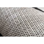 Covor țesut din sisal floorlux 20608 zăbrele marocane, argint / negru 240x330 cm