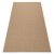 Covor țesut din sisal floorlux 20580 monocolor - coffe 60x110 cm