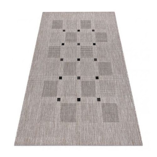 Tesut sizal floorlux covor  20079 argint / negru 240x330 cm