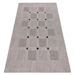   Covor țesut din sisal floorlux 20079 argint / negru 160x230 cm