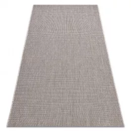  Covor țesut din sisal floorlux 20580 monocolor - argint / negru 160x230 cm