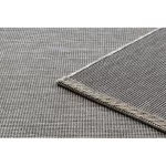 Covor țesut din sisal floorlux 20580 monocolor - argint / negru 160x230 cm