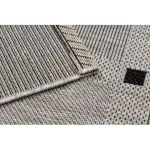 Covor țesut din sisal floorlux 20079 argint / negru 80x150 cm