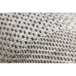 Covor țesut din sisal floorlux 20079 argint / negru 80x150 cm