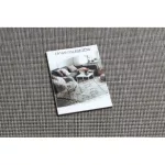 Covor țesut din sisal floorlux 20580 monocolor - argint / negru 240x330 cm