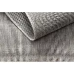 Covor țesut din sisal floorlux 20580 monocolor - argint / negru 240x330 cm