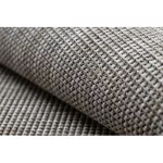 Covor țesut din sisal floorlux 20580 monocolor - argint / negru 80x150 cm