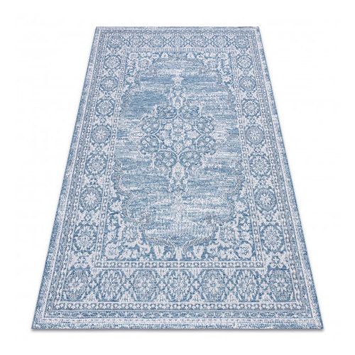 Țesut Sizal covor LOFT 21213 Decor albastru/argint/fildeș 160x230 cm