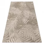  Covor țesut sisal floorlux 20504 frunze gri / junglă strălucitoare 160x230 cm