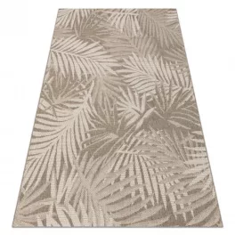    Covor țesut sisal floorlux 20504 frunze gri / junglă strălucitoare 160x230 cm