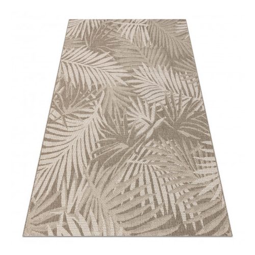  Kab. Covor țesut sisal floorlux 20504 frunze gri / junglă strălucitoare 60x110 cm