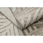  Kab. Covor țesut sisal floorlux 20504 frunze gri / junglă strălucitoare 60x110 cm