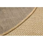 Covor țesut din sisal floorlux Cerc, 20195 mais / coffee 160 cm