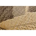 Covor țesut din sisal floorlux Cerc, 20195 mais / coffee 160 cm