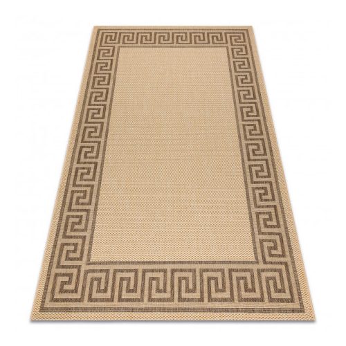 Covor țesut din sisal floorlux 20014 mais / coffee 240x330 cm