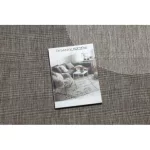 Covor țesut din sisal floorlux 20078 argint  / negru 200x290 cm