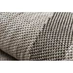 Covor țesut din sisal floorlux 20078 argint  / negru 200x290 cm