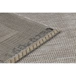 Covor țesut din sisal floorlux 20195 argint  / negru 200x290 cm