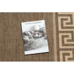 Tesut sizal floorlux covor 20014 coffe / mais 80x150 cm